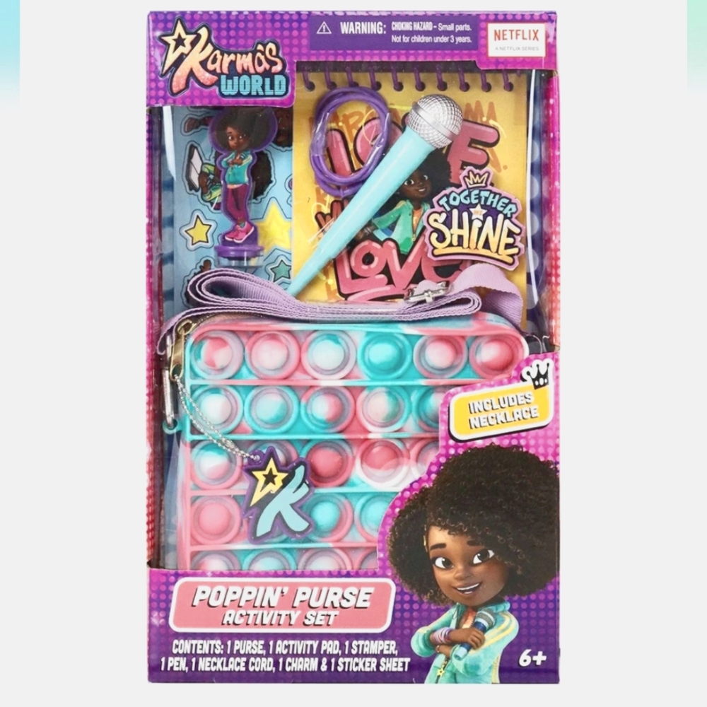 Tara Poppin' Purse Activity Set - Karma's World Multicolor